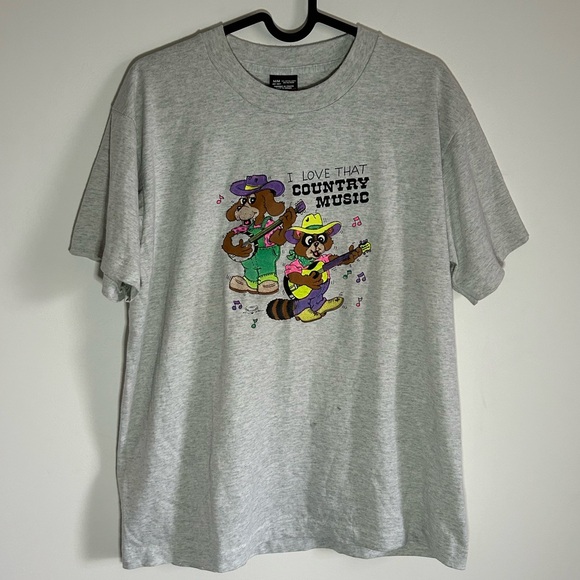 Fruit of the Loom Other - Vintage “I Love That Country Music” Bear Shirt Size M